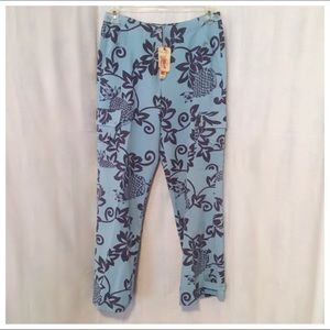 Tommy Bahama Pineapple Flair Ripstop Cargo Pant, 8